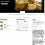 Website Designed for Le Patissier Homepage