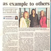 Women's Business Council Bare Bones PR Case Study Middlewich Guardian 19/06/13