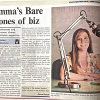 Bare Bones Marketing Emma Dalzell Speaks at MMU Middlewich Guardian 290513.jpg2