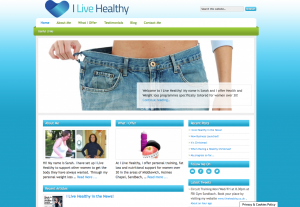I Live Healthy Website