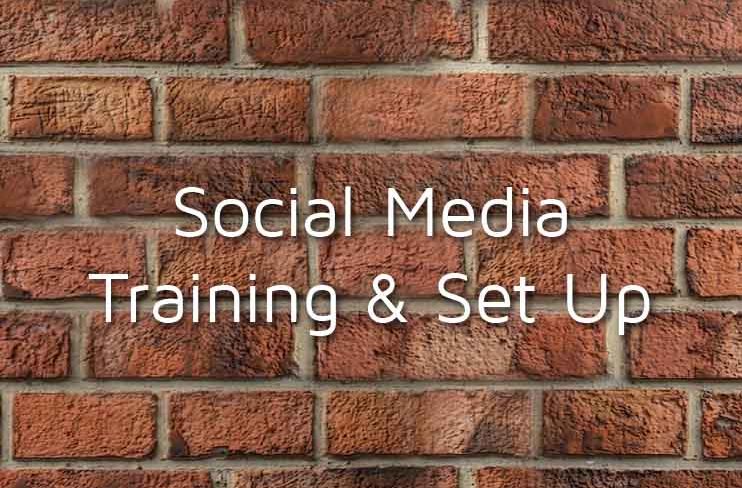social media training and set up